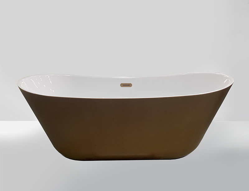 MV085D-1 59 67 inch Golden Freestanding Soaking Bathtub