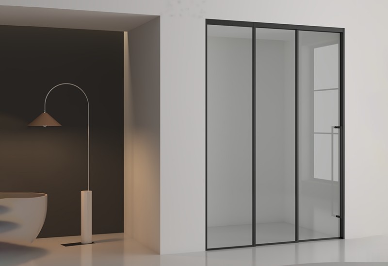 一字型 全包框一固两活联动门(LC-80247LA-QHLS)