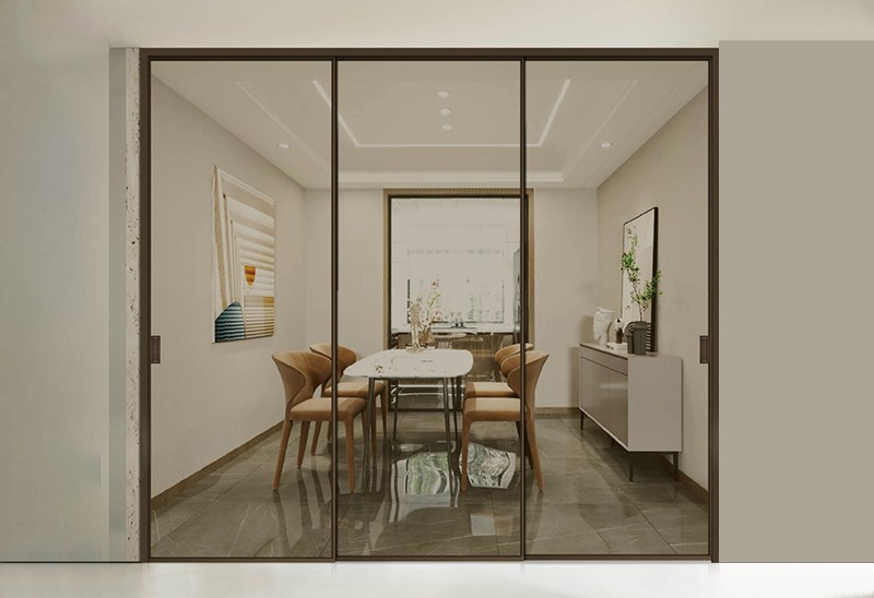 一字型三扇全景门（MH-S3）